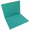 Папка на резинках H-Tone А4, зеленая (FOLD-HT-JJ40941-G) - Image 2