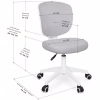 Дитяче крісло Evo-kids Study Air Grey (Y-101 G) - Image 2