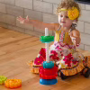 Развивающая игрушка Fat Brain Toys Пирамидка винтовая тактильная SpinAgain (F110ML) - Image 4