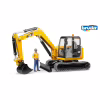 Спецтехника Bruder Мини-экскаватор Cat со строителем 1:16 (02466) - Image 6