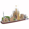 Пазл Cubic Fun Трехмерная головоломка-конструктор City Line Barcelona (MC256h) - Image 4