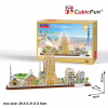 Пазл Cubic Fun Тривимірна головоломка-конструктор City Line Barcelona (MC256h) - Image 8