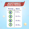 Підгузки GOO.N Friend Трусики 15-25 кг Розмір 6 60 шт (F1010117-006) - Image 3