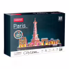 Пазл Cubic Fun Тривимірний пазл City line Париж із LED-підсвічуванням (L525h) - Image 3