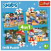 Пазл Trefl The Smurfs Село Смурфів 4 in 1 (35, 48, 54, 70) елемента (5900511346565) - Image 6