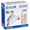 Світильник Delux DL-15 4500К 15Вт 1200лм 230В D140мм (90018634) - Image 3