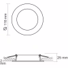 Світильник Videx LED Back вбудований круглий 9W 5000K (VL-DLBR-095) - Image 4