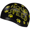 Шапка для плавання Aqua Speed Kiddie 142-07 60649 чорний, принт Діт OSFM (5905718606498) - Image 2
