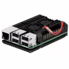 Додаткове обладнання для Мікро ПК Raspberry Pi радіатор для 4B алюмінієвий з 2 кулерами (RA503) - Image 2