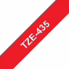 Лента для принтера этикеток UKRMARK B-T435P, ламинированная, 12мм х 8м, white on red, аналог TZe435 (900784) - Image 3