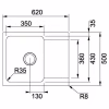 Мийка кухонна Franke Orion Tectonite OID 611-62 (114.0498.008) - Image 2