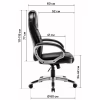 Офисное кресло GT Racer X-2852 Classic Black - Image 8