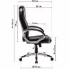 Офісне крісло GT Racer X-2852 Classic Gray (X-2852 Classic Fabric Gray) - Image 9