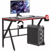 Комп'ютерний стіл GT Racer T-1218 Black (T-1218 (120x60x73) Black) - Image 2