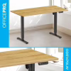 Компьютерный стол OfficePro ODE1470LWW Light Wood/White (ODE1470LWW) - Image 3