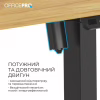 Компьютерный стол OfficePro ODE1470LWW Light Wood/White (ODE1470LWW) - Image 5