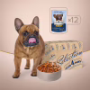 Вологий корм для собак Club 4 Paws Selection Плюс Шматочки з лососем та макрелью в соусі 85 г (4820215368056) - Image 7
