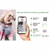 Шлей для собак WAUDOG Nylon с QR паспортом анатомическая H-образная "ВАУ" S (5606) - Image 6