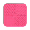 Универсальная посуда для животных WAUDOG Silicone Коврик для слизи 19х19х1 см розовый (23527) - Image 3