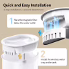 Універсальний посуд для тварин Uahpet Поїлка Glow Wireless Pet Fountain (UYSJ05QD) - Image 9