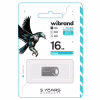 USB флеш накопитель Wibrand 16GB Hawk Silver USB 2.0 (WI2.0/HA16M1S) - Image 2