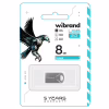 USB флеш накопичувач Wibrand 8GB Hawk Silver USB 2.0 (WI2.0/HA8M1S) - Image 2