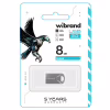 USB флеш накопитель Wibrand 8GB Hawk Silver USB 2.0 (WI2.0/HA8M1S) - Image 2