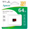 Карта пам'яті Apacer 64GB microSD class 10 UHS-I V10 A1 (AP64GMCSX10UB-RA) - Image 2