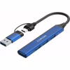 Концентратор Canyon hub DS-02 4in1 USB-A/C Blue (CNS-TDS02BL) - Image 4