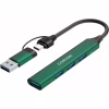 Концентратор Canyon hub DS-02 4in1 USB-A/C Green (CNS-TDS02GR) - Image 4