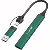 Концентратор Canyon hub DS-02 4in1 USB-A/C Green (CNS-TDS02GR) - Image 5