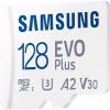 Карта пам'яті Samsung 128 GB microSDXC Class 10 UHS-I U3 V30 A2 EVO Plus+SD Adapte (MC128SA/EU) - Image 3