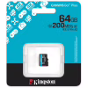Карта пам'яті Kingston 64GB microSDXC сlass 10 UHS-I U3 V30 A2 Canvas Go Plus G4 (SDCG4/64GBSP) - Image 3
