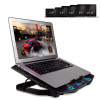 Подставка для ноутбука IceCoorel 10-15", 1*125mm 1400 RPM + 4*70mm 2500 RPM, 2*USB, 365x297x30mm, Blue (K5Bl) - Image 6