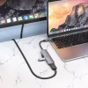 Концентратор HOCO USB-C to HDMI+USB3.0+2xUSB2.0+PD HB27 Metal Gray (6931474769329) - Image 6