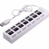 Концентратор Voltronic USB 2.0 to 7xUSB with switches white (YT-H7SHS-W) - Image 2