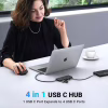 Концентратор Ugreen USB-C to 4xUSB-C 3.2 Gen2 10Gbps CM806 black (35584) - Image 4