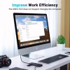 Концентратор Ugreen USB-C to 4xUSB-C 3.2 Gen2 10Gbps CM806 black (35584) - Image 6