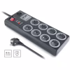 Мережевий фільтр живлення REAL-EL RS-8F USB CHARGE 3m, black (EL122300004) - Image 6