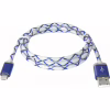 Дата кабель USB 2.0 AM to Micro 5P 1.0m BlueLED backlight Defender (87555) - Image 2