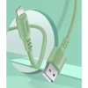 Дата кабель USB 2.0 AM to Lightning 1.0m soft silicone green ColorWay (CW-CBUL042-GR) - Image 3