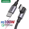 Дата кабель USB-C to USB-C 2.0m 100W US334 Black Ugreen (70645) - Image 8
