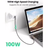 Дата кабель USB-C to USB-C 2.0m 5A 100W US335 90-degree Space Gray Ugreen (70698) - Image 2