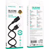 Дата кабель USB 2.0 AM to Micro 5P 3.0m Lenny silicone BX113 black BOROFONE (6941991115547) - Image 6