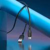 Дата кабель USB 2.0 AM to Micro 5P 3.0m Lenny silicone BX113 black BOROFONE (6941991115547) - Image 8