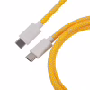 Дата кабель USB-C + USB A to USB-C 1.36m Coiled Aviator yellow Keychron (CAB16_KEYCHRON) - Image 2