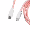 Дата кабель USB-C + USB A to USB-C 1.36m Coiled Aviator pink Keychron (CAB15_KEYCHRON) - Image 2