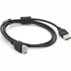Дата кабель USB 2.0 AM/AF 1.0m ferrite black Voltronic (YT-AM/AF-1.0B) - Image 2