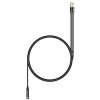 Кабель мультимедійний 3.5mm F to 2x3.5mm M 0.4m (4pin) black XoKo (AC-009) - Image 2