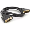 Кабель мультимедійний DVI M to DVI M 1.5m 24+1pin black Merlion (YT-DVI(M)/(M)NY-1.5mB) - Image 2